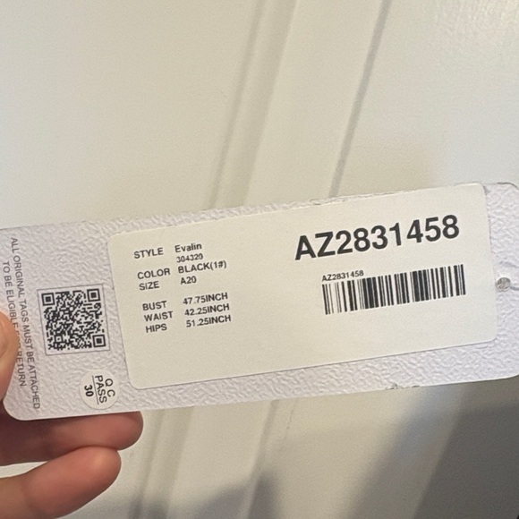 Azazie Black Maxi Dress - Picture 2 of 5